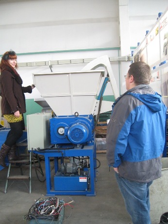 Visit in Wartacz Company - schredding machines producer - schreddding machine
